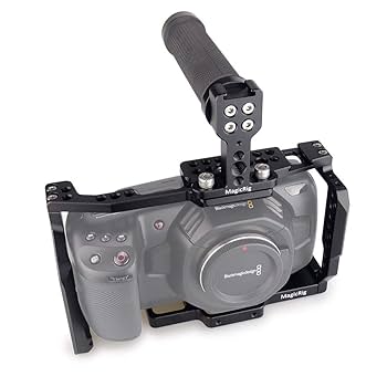 Amazon.com : MAGICRIG BMPCC 4K / 6K Cage with Top Rubber